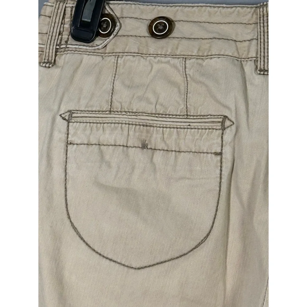 American Eagle Outfitters Cargo Pants Khaki Womens Size 10 Button Fly‎